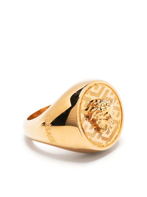 ringe herren versace|farfetch versace rings.